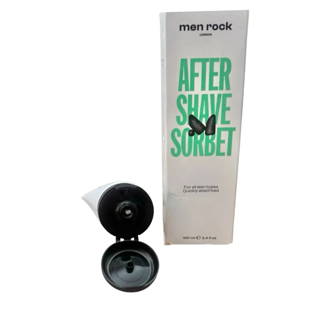 NEW Men Rock After Shave Sorbet‎ Soothing and Moisturising Skin Care 3.4 oz